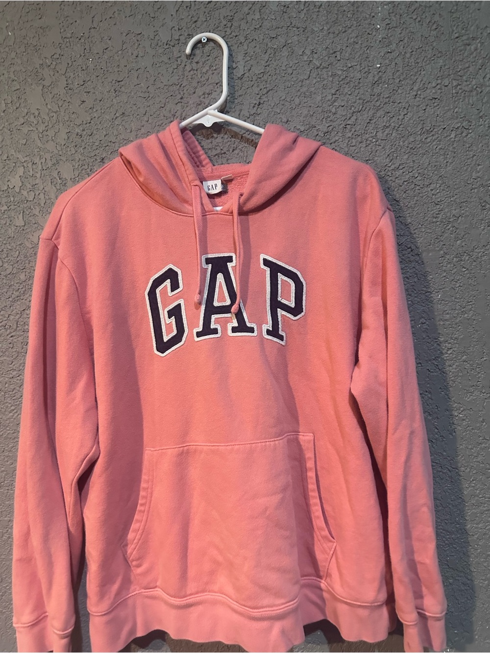 GAP Peach Hooded Pullover Sweatshirt